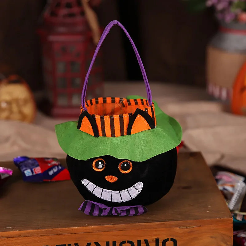 FCJ Cute Pumpkin Witch Halloween Candy Bags Gift Box Set for Holiday Supplies