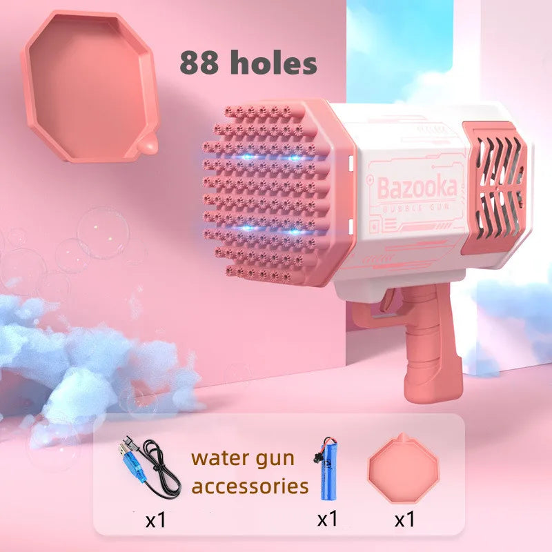 Bubble Bazooka Electric Rocket Bubble Gun Bow And Arrow Adult Automatic Summer Toys Bubble Tea Machine Wedding Party Articles
