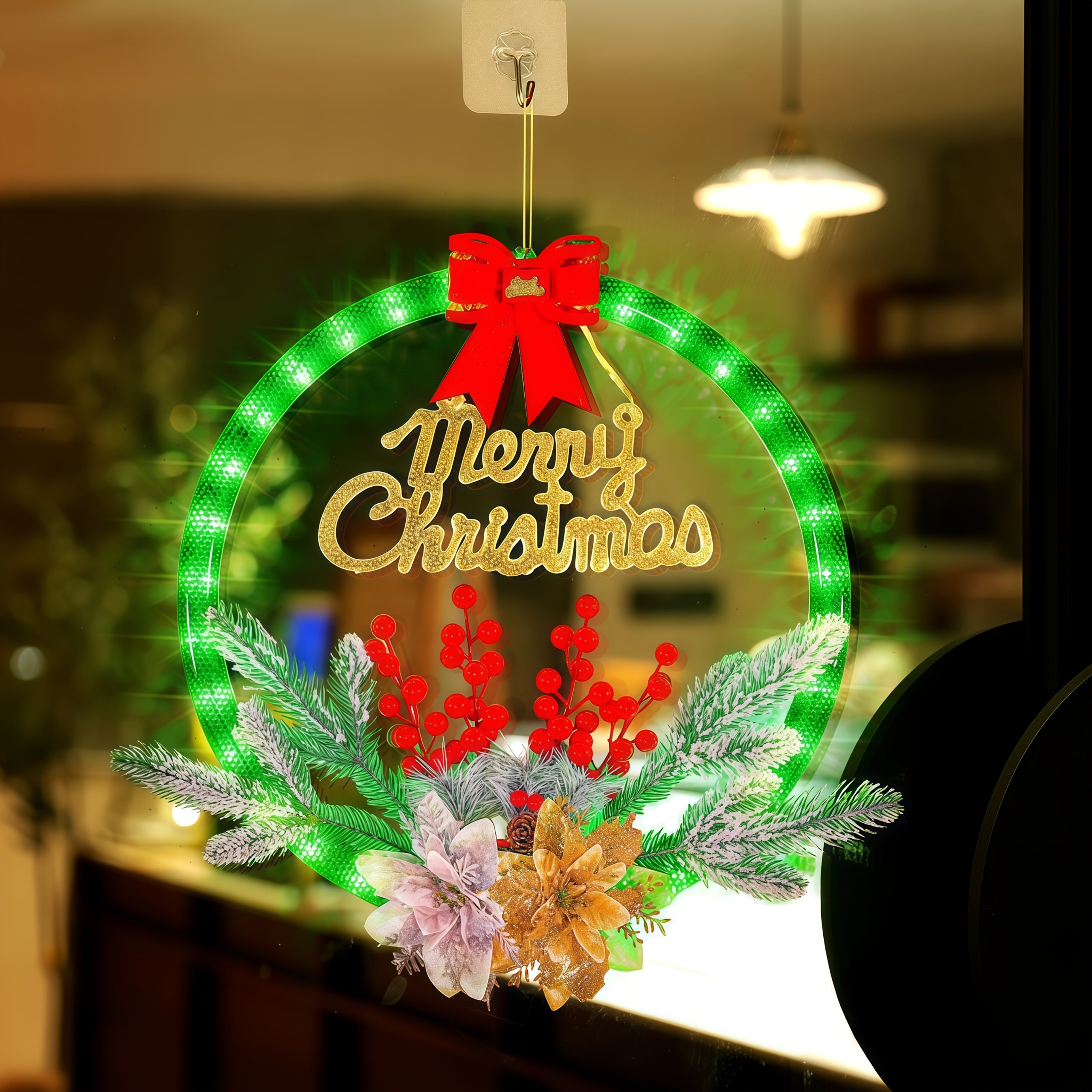 2025 New DIY Christmas Sign with 8 Light Flashing Functions & Timer - Multifunctional LED Holiday Decorations, Retro/Modern Neon "Merry Christmas" Marquee Lights for Festive Gifts and Home Décor (IP44 Splashproof)