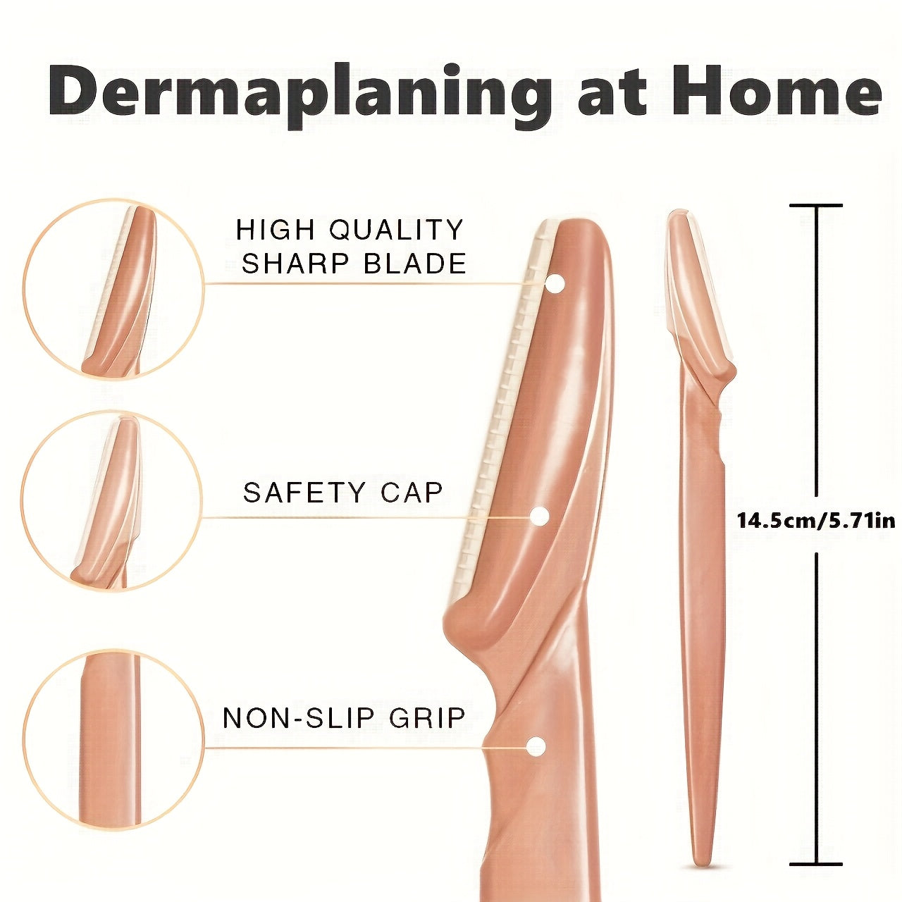 24pcs Eyebrow Shaver & Face Shaver for Women & Men - Eyebrow Trimmer with Protective Cover, Safe & Painless Facial Hair Remover for Upper Lip, Beginners, Personal Care Grooming Tools