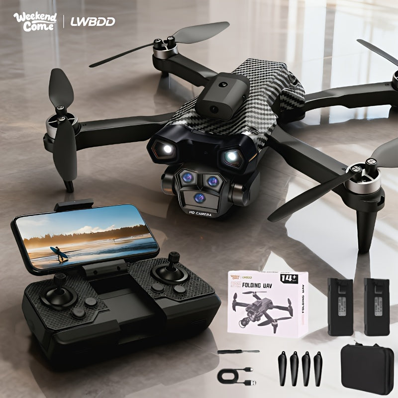 E88/E99 Black/Orange Drone With Camera, Foldable Rc Drone With APP Control, S2S Black Drone With Camera, Real-time Video Remote Control Quadcopter, Comes With 2 Batteries, Birthday Gift Indoor And Outdoor Drone Aircraft, Chri