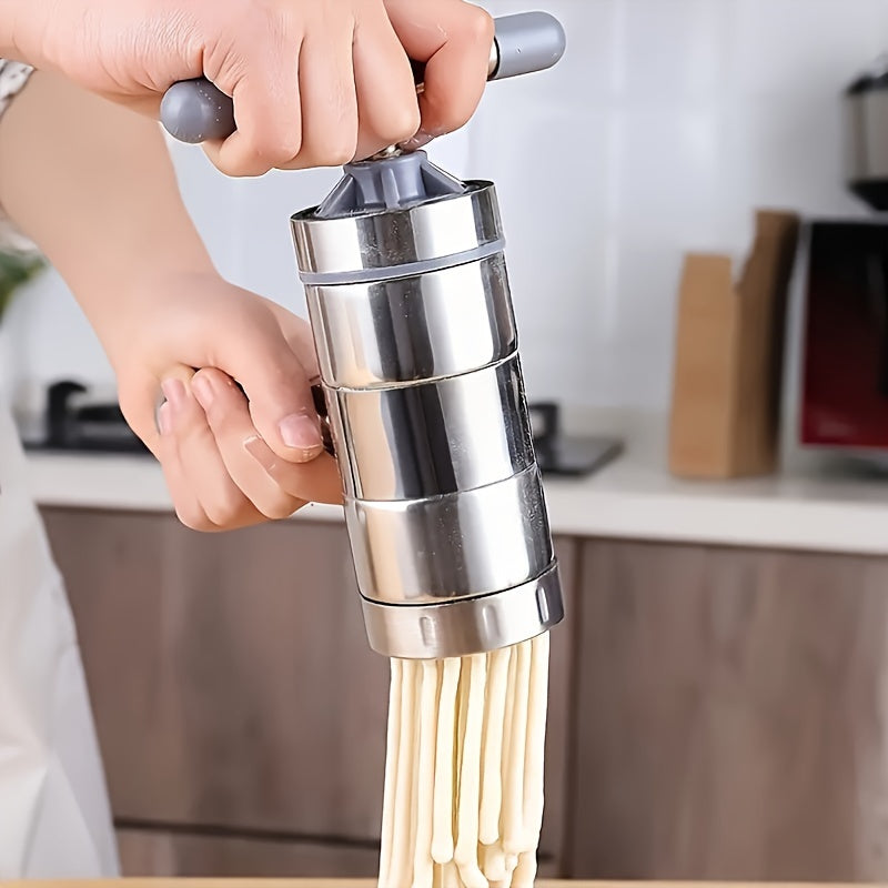 [1set Manual Noodle Machine] 1set Manual Noodle Press | Household Pasta Making Tool, Multiple Selection Modes, Kitchen Utensils