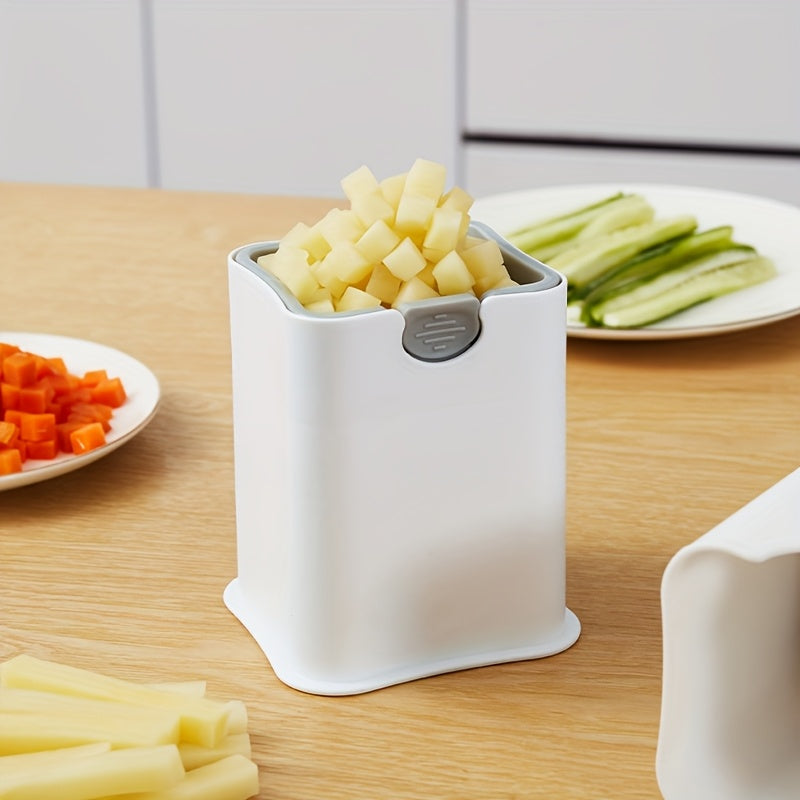 49-Grid Stainless Steel Potato Slicer and French Fry Cutter - Durable, Safe Design for Home, Hotel, and Commercial Kitchens, Vegetable Slicer and Chopper