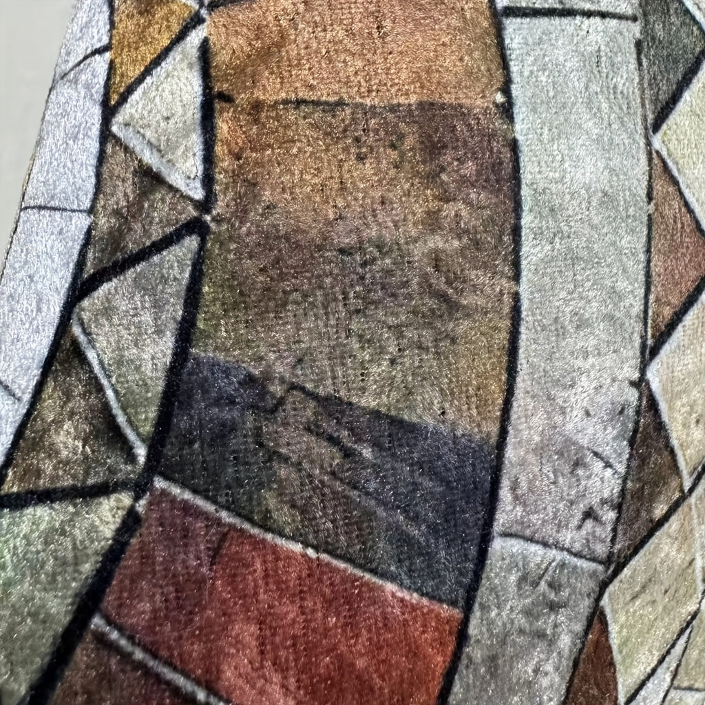 [Christmas Welcome Mat] 1pc Christmas Welcome Mat | Santa Claus & Tree Pattern | "Merry Christmas" Text | Machine Washable | Festive Holly Berry Golden Accents | Indoor/Outdoor Door Mat