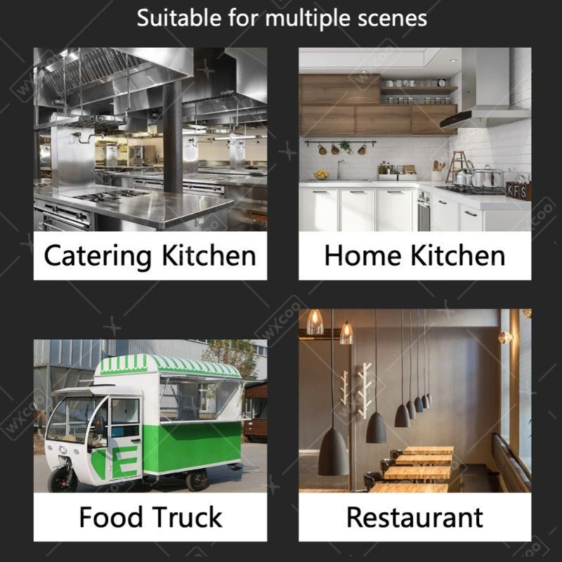 8pcs Stainless Steel Professional Kitchen Chef Knife Set - Handmade Forged Ultra-Sharp Utility Knife, Boning Knife, Cutting Knife, Fish Knife, Butcher Knife, Kitchen Scissors, Bone Scissors for Kitchen Convenience Boning Duck