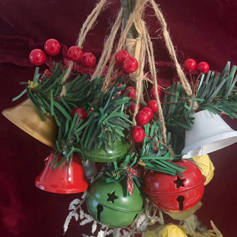 8 Sets of Christmas Bells in Different Styles, Jingle Bells, Multifunctional Christmas Tree Ornaments, Exquisite Christmas Decorations, Christmas Party Supplies, Christmas Tree Decorations