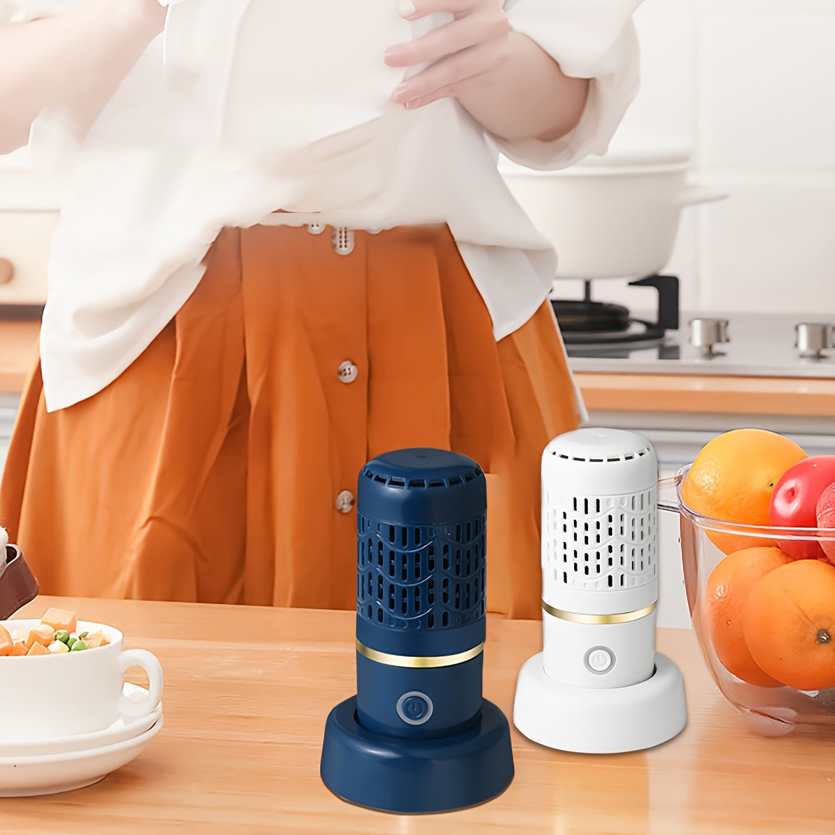 USB Rechargeable Fruit and Vegetable Cleaner - Portable Cleaning Machine for Fruits, Vegetables, Seafood, Meat, and Utensils - Ideal for Travel, Picnics, and Home Use - Essential Picnic Accessory