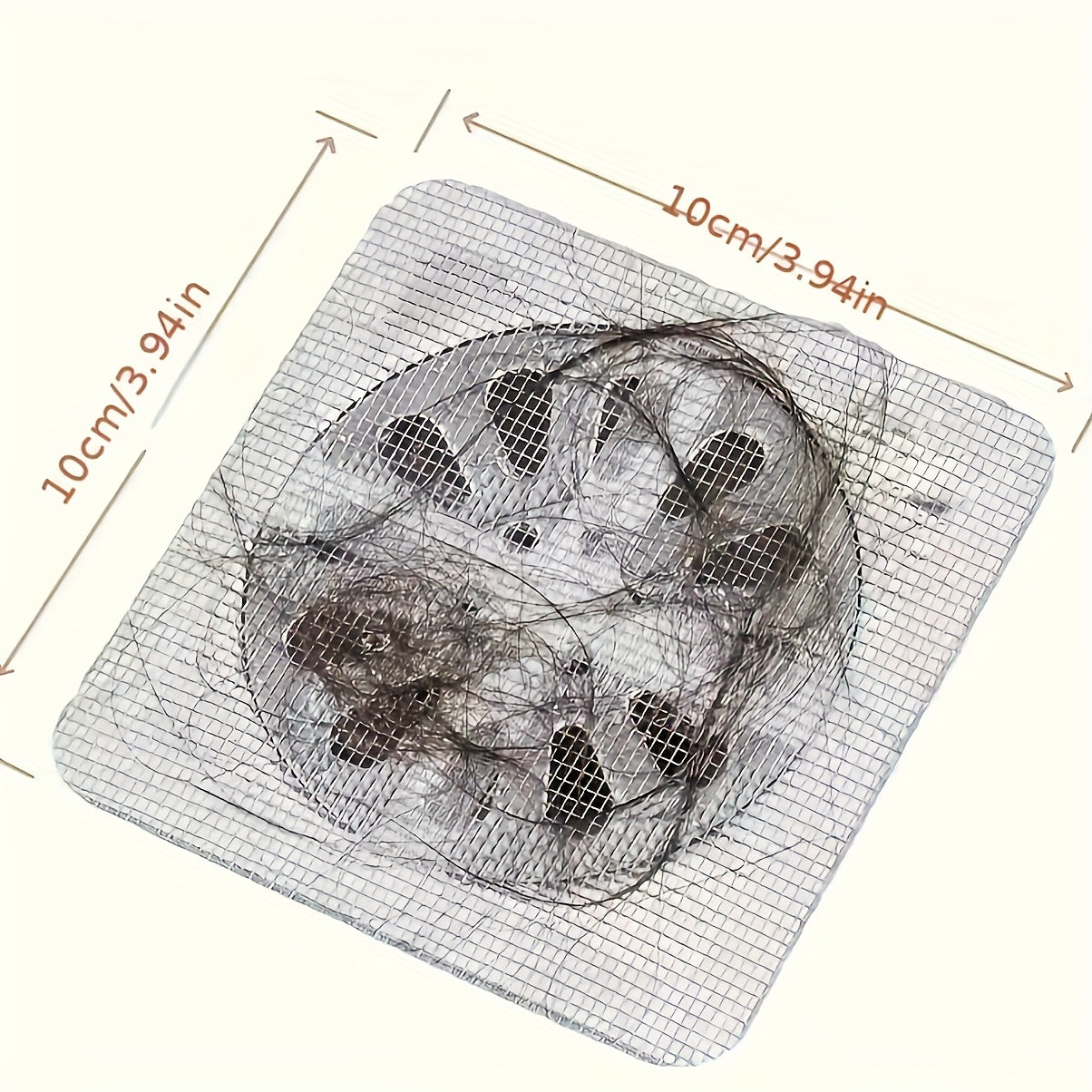 30pcs Shower Drain Hair Catcher Stickers - Adhesive Bath, Sink, Tub Drain Covers - No Tools Needed, Easy Application - Clog Prevention, Bathroom Cleaning - Compatible with Shower, Bathtub, Floor Drain - (30 Count), Flexible M