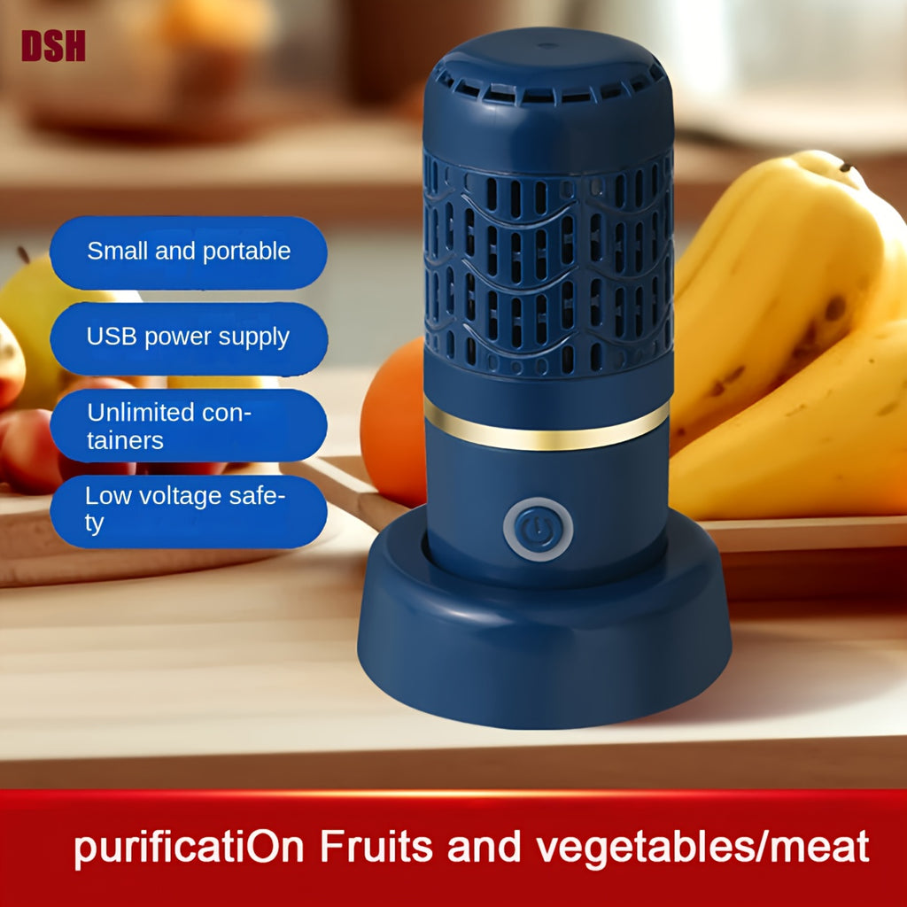USB Rechargeable Fruit and Vegetable Cleaner - Portable Cleaning Machine for Fruits, Vegetables, Seafood, Meat, and Utensils - Ideal for Travel, Picnics, and Home Use - Essential Picnic Accessory