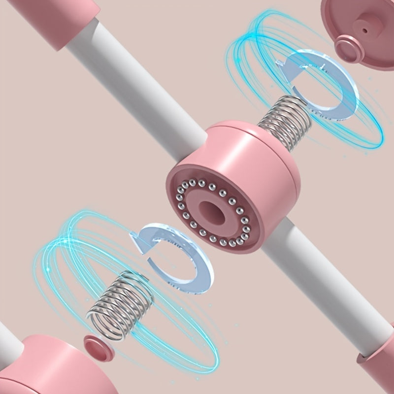 Adjustable Yoga Sticks for & Humpback Syndrome - Portable Stretching Pole with Extendable Length (Pink/Green/Blue) - Ideal for Scoliosis Treatment, Spinal & /Travel