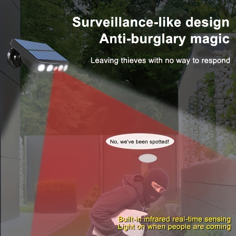 1/2/4pcs Commercial Solar Wall Lights Outdoor - Smart Motion Sensor, IP44 Waterproof, Auto On/Off Dusk to Dawn for Courtyard, Porch, Deck & Garden Security Lighting (Acrylic Cover, 120° Wide Beam)