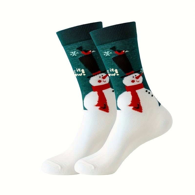 30 Pairs Of Christmas And Winter Socks Wholesale Set, Warm And Cold Resistant, Unisex, Santa Claus, Reindeer, Snowflakes, Happy New Year, Comfortable And Soft, Best for Christmas Gifts