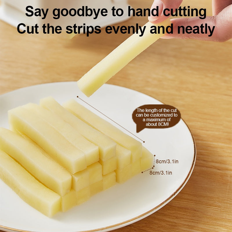 49-Grid Stainless Steel Potato Slicer and French Fry Cutter - Durable, Safe Design for Home, Hotel, and Commercial Kitchens, Vegetable Slicer and Chopper