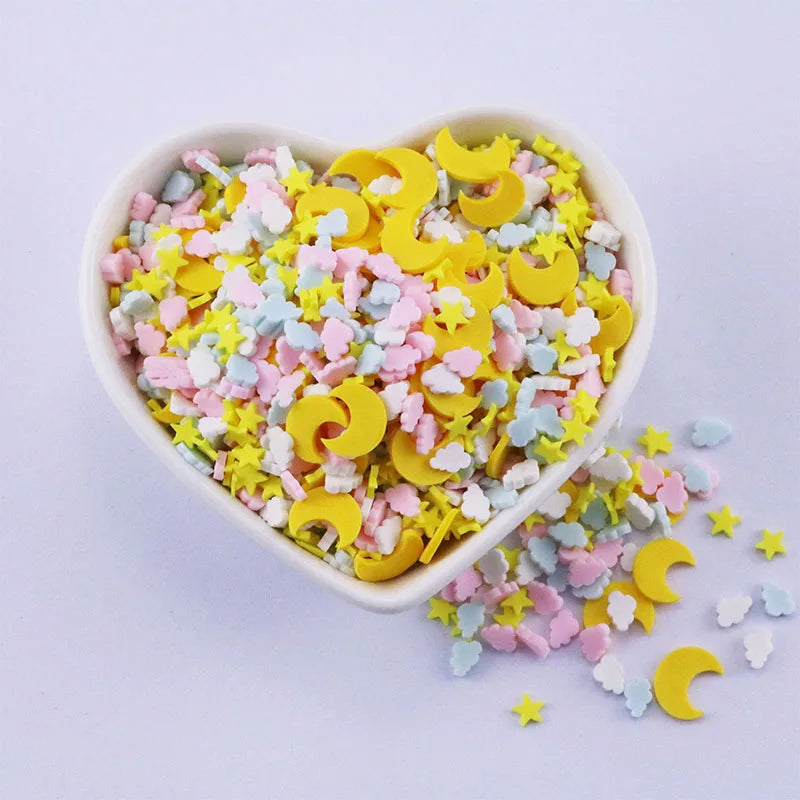 1KG Halloween Candy Corn Pumpkin Sprinkles Mix Polymer Clay Slices Sprinkles for Slime Filler DIY Clay Crafts Decor Nail Art