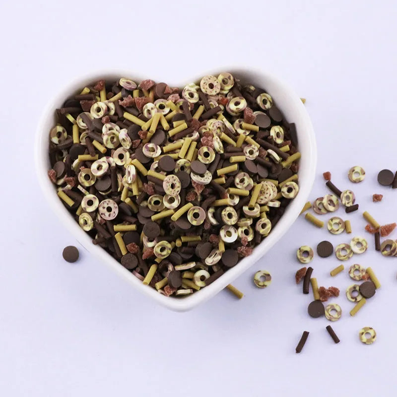 1KG Halloween Candy Corn Pumpkin Sprinkles Mix Polymer Clay Slices Sprinkles for Slime Filler DIY Clay Crafts Decor Nail Art