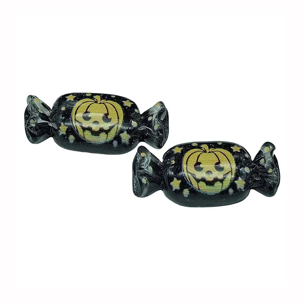 Kawaii Halloween Candy Flat Back Resin Cabochon for DIY Scrapbooking Phone Decoration Accessories