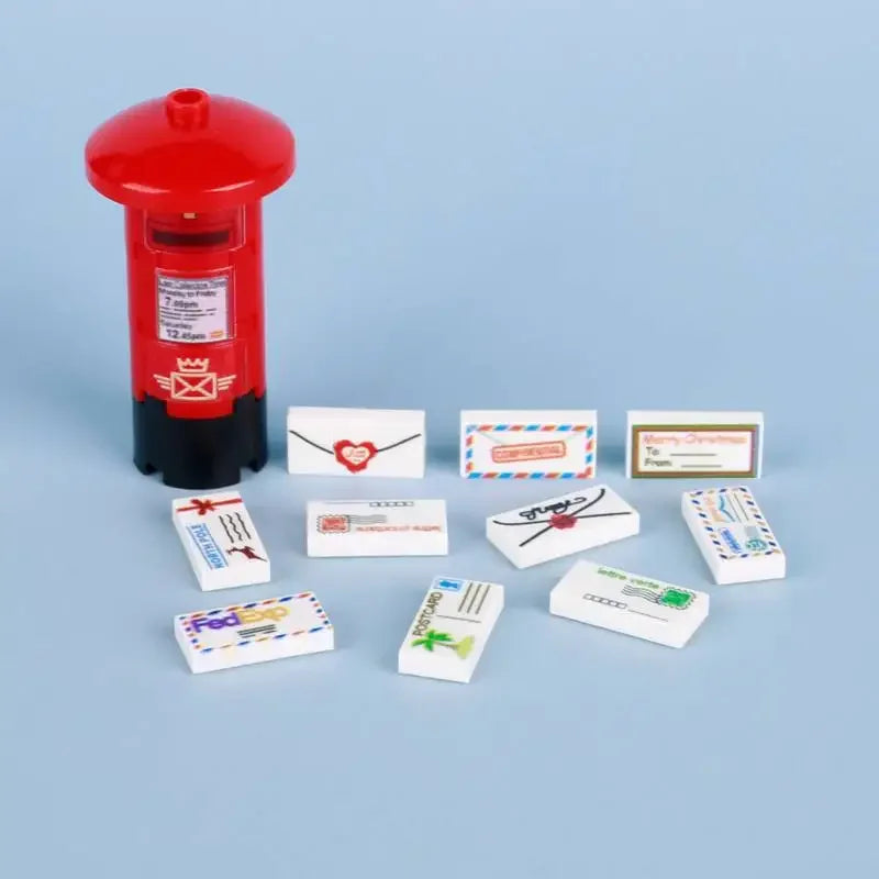 Building Blocks Printed Bricks Seafood Vegetables Ice Cream Express Package Computer Controller Christmas Halloween Gifts MOC