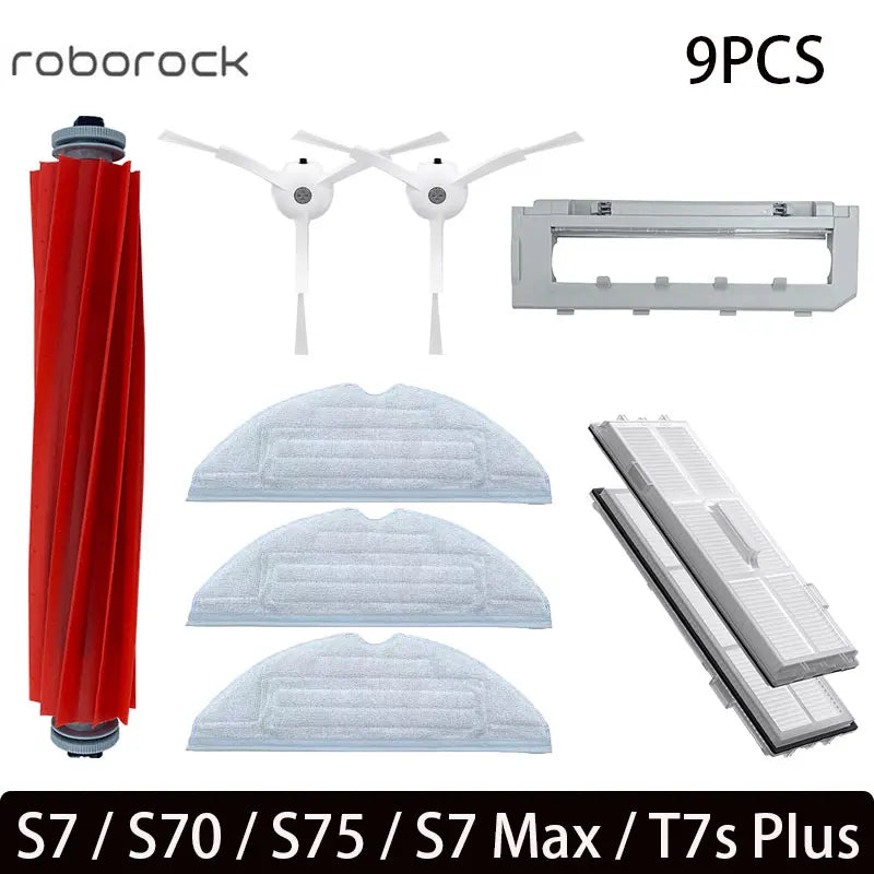 For Roborock S7 S70 S7Max T7S T7S Plus Main Brush Hepa Filter Mop Pad Spare Parts Vacuum Cleaner Accessories