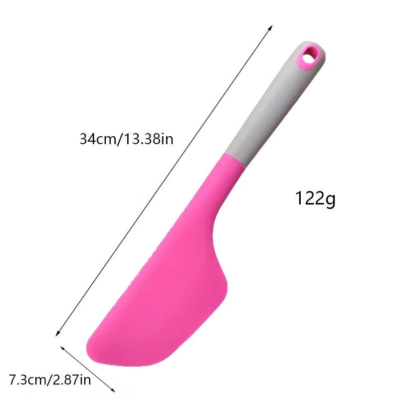 34cm Large Silicone Baking Spatula Non-Stick Cream Butter Spatula Heat Resistant Cookie Chocolate Pastry Scraper Kitchen Tools