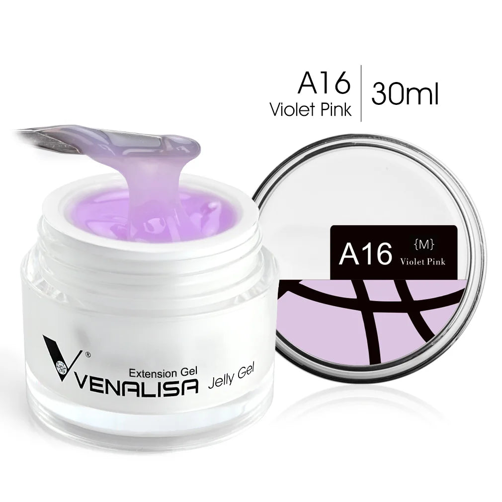 VENALISA Clear Color Extension Gel Pearl Glittle Gel Canni Supply Camouflage Fasting Jelly Nail Gel Self Leveling Acrylic Gel