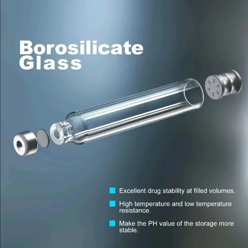 10/30/50pcs Sterile Independent Packaging Insulin Cartridges Cassette Bottle 3ml Disposable Insulin Injection Packaging Sleeve