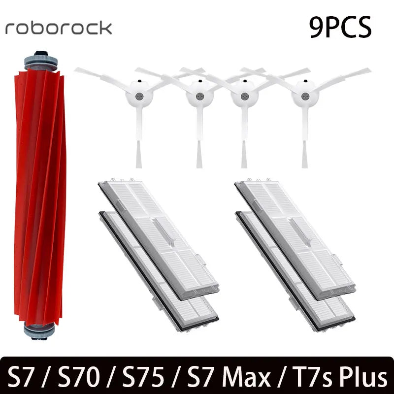 For Roborock S7 S70 S7Max T7S T7S Plus Main Brush Hepa Filter Mop Pad Spare Parts Vacuum Cleaner Accessories