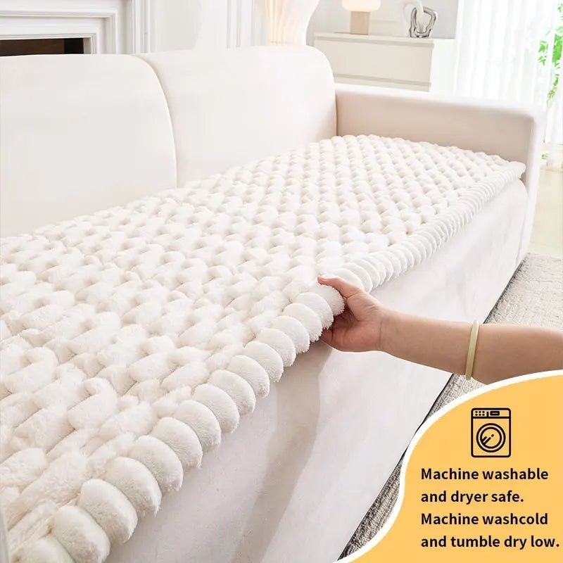 1PC-Shu Mianrong Sofa cushion anti slip seat cushion 2025 new season universal turtle back pattern sofa cover