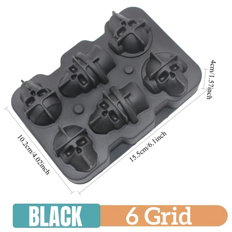 4/6/8/15Grids Silicone Ice Cube Molds Spherical Ice Molds Reusable Whiskey Ice Cube Molds Cocktail Freezer DIY Homemade Barware