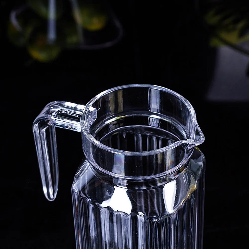 1.1L Water Juice JUG Pitcher Plastic Transparent Bottle For Storing Fresh Juices And Drinks For Kitchen Fridge Drink Storage Pot