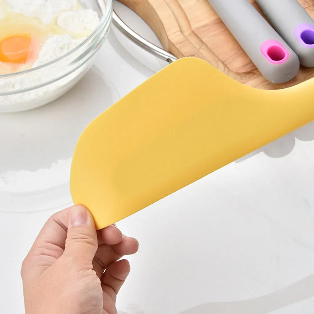 34cm Large Silicone Baking Spatula Non-Stick Cream Butter Spatula Heat Resistant Cookie Chocolate Pastry Scraper Kitchen Tools