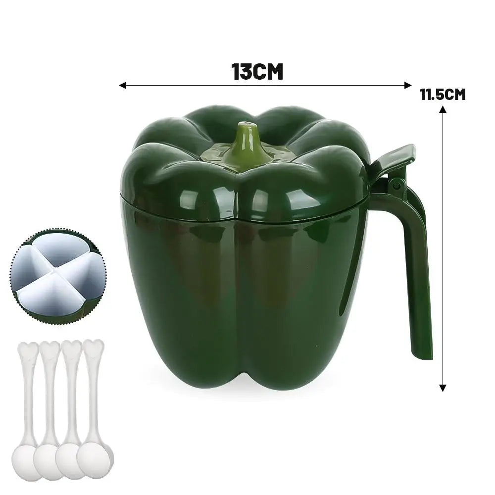 1Pc Plastic Creative Seasoning Jar Container Spice Rack Organizer Outdoor Camping Seasoning Bottle Kitchen Gadget Set