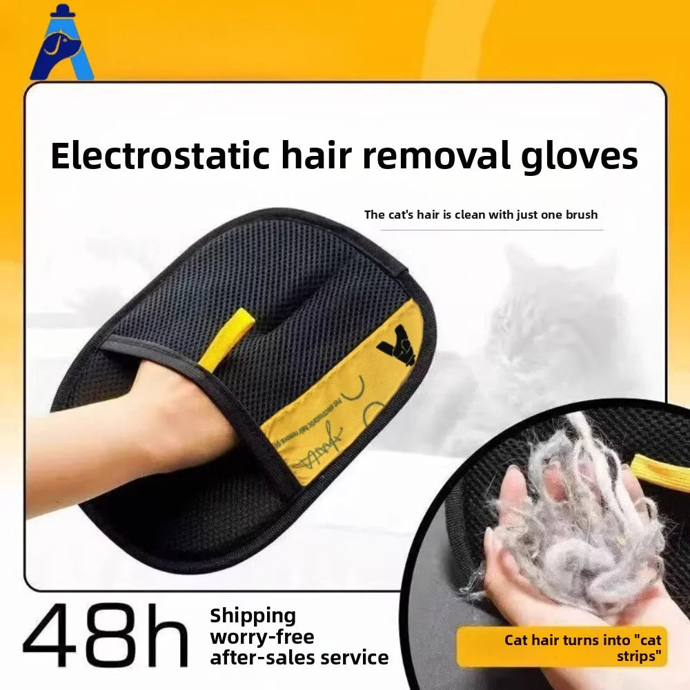 Pet Hair Glove Removes Hairs Dog for Puppies Wool Removal Glove Dogs Pet Products Pets Accessories Removes Lint From Clothes