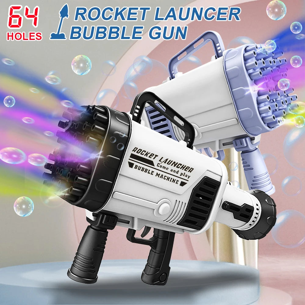 Bubble Bazooka Electric Rocket Bubble Gun Bow And Arrow Adult Automatic Summer Toys Bubble Tea Machine Wedding Party Articles