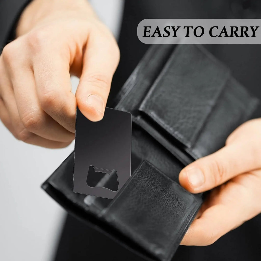 10/20Pcs Stainless Steel Beer Bottle Opener for Wallet and Pocket Restaurant/Bar DIY Card Shape Mini Bottle Opener Wedding Gift