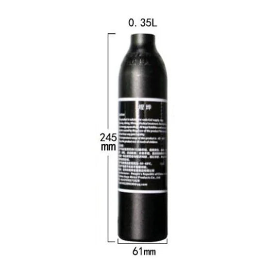 4500psi Soda Drink Gas Filling Bottle 300Bar High Pressure Air Cylinder Aquarium Plant CO2 Tank Dive Oxygen Tank Thread M18*1.5