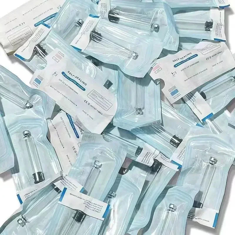 10/30/50pcs Sterile Independent Packaging Insulin Cartridges Cassette Bottle 3ml Disposable Insulin Injection Packaging Sleeve