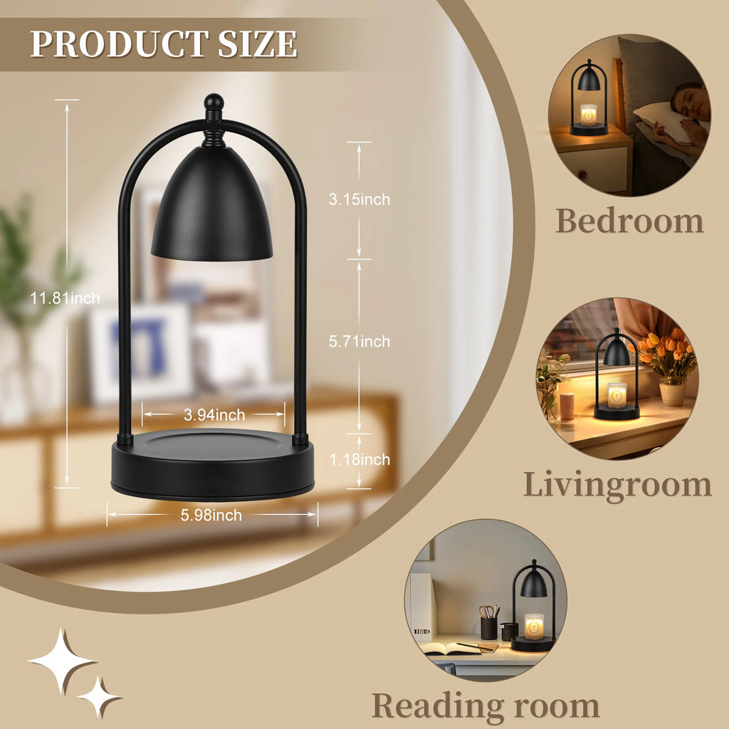LED Desk Lamp Wax Melting Light Best Gift Retro Candle Lamps Festival Halloween Modern Decoration Mood Light Home Bedside Lamp