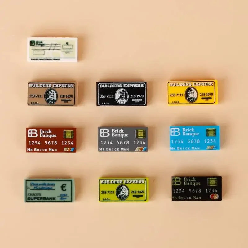 Building Blocks Printed Bricks Seafood Vegetables Ice Cream Express Package Computer Controller Christmas Halloween Gifts MOC