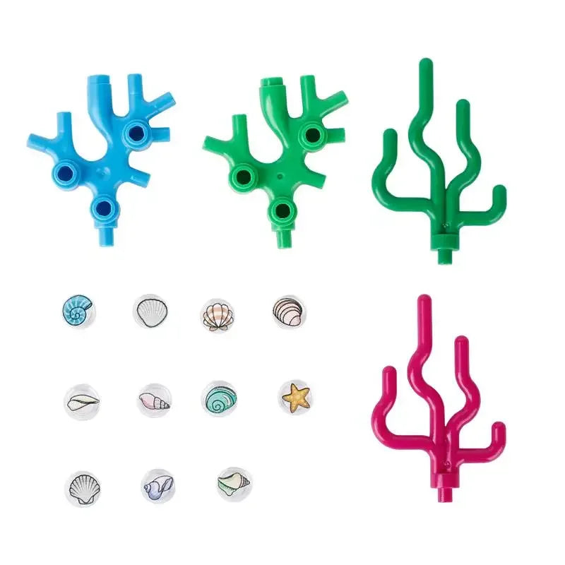 Building Blocks Printed Bricks Seafood Vegetables Ice Cream Express Package Computer Controller Christmas Halloween Gifts MOC