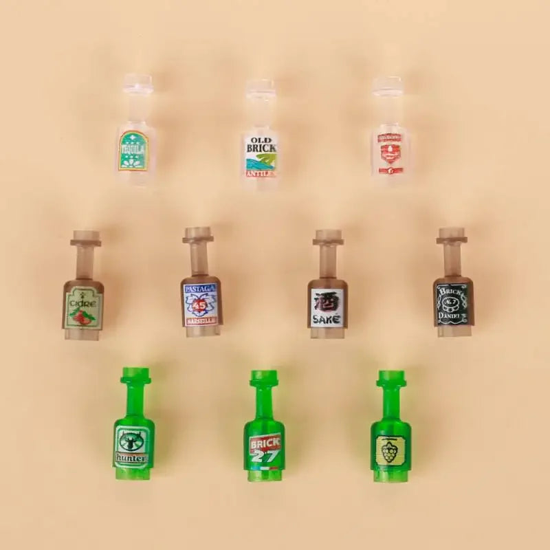 Building Blocks Printed Bricks Seafood Vegetables Ice Cream Express Package Computer Controller Christmas Halloween Gifts MOC