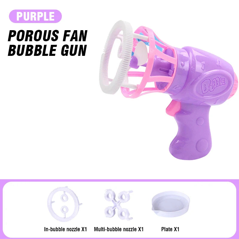 Bubble gun Creative Bubble guns Toys Soap bubbles Machine Blower Maker Summer Outdoor party Games toys for kids boys girls