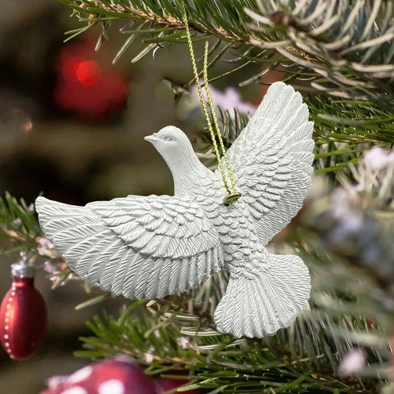 New Year Christmas Ornament Doves  Style Friendship Doves - Home Alone Christmas Tree Ornaments- Best Gift for Someone Special
