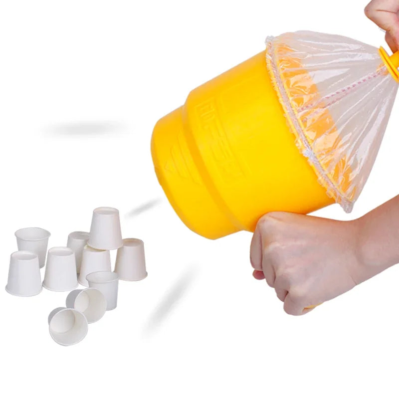 19cm Genuine AIRZOOKA Children's Day Air Cannon Tricky Trick Funny Technology Creative Vent Toy Christmas Birthday Gift SO COOL