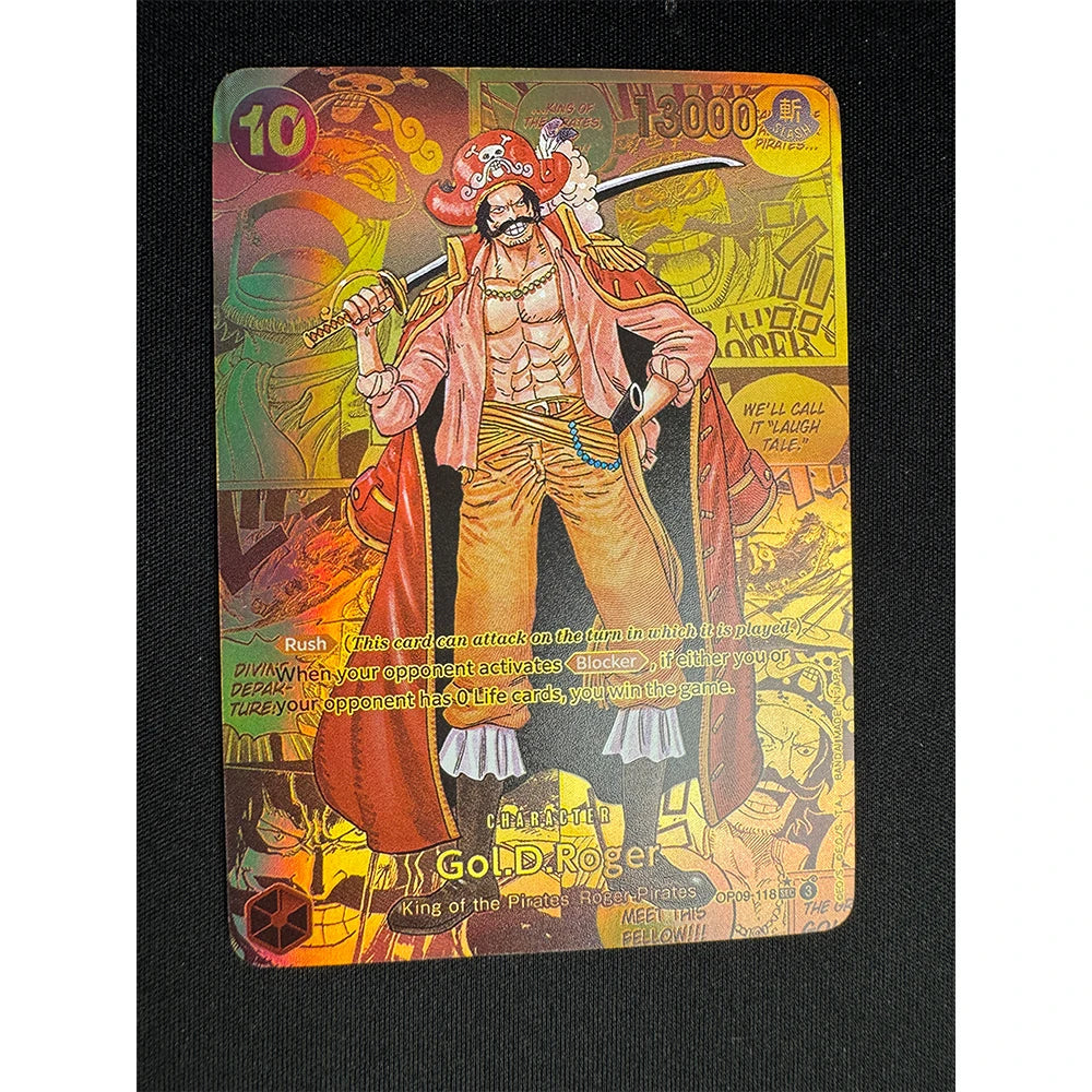 Anime card OPCG Roronoa Zoro Nefertari D Vivi BROOK DIY Homemade texture Bronzing toys Collection card Christmas birthday gift