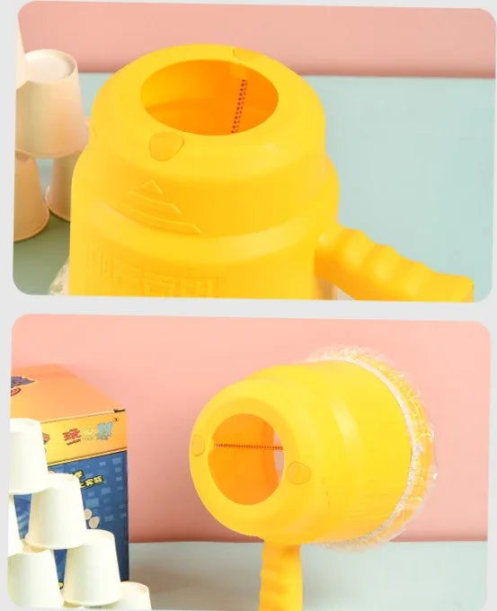 19cm Genuine AIRZOOKA Children's Day Air Cannon Tricky Trick Funny Technology Creative Vent Toy Christmas Birthday Gift SO COOL