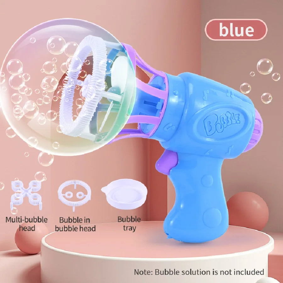 Bubble gun Creative Bubble In Bubble Toys Soap bubbles Machine Blower Maker Summer Outdoor party Games toys for kids boys girls