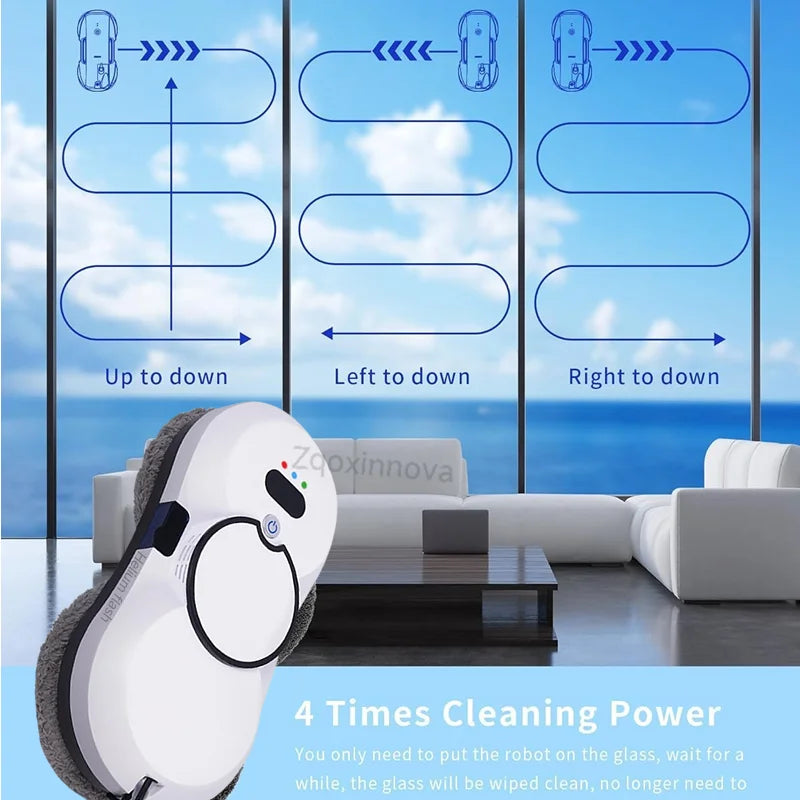 UPS System Robot Window Cleaner Vacuum Smart Home Appliance Auto Clean Glass Windows Washer Window Washing Electric Floor Mops