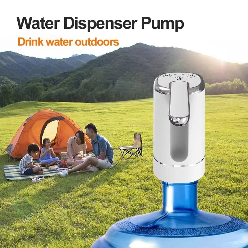 Electric Water Pump Bucket Water Suction Device Water Intake Device Household Office USB Outdoor Convenient Water Dispenser