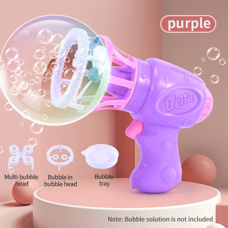 Bubble gun Creative Bubble In Bubble Toys Soap bubbles Machine Blower Maker Summer Outdoor party Games toys for kids boys girls