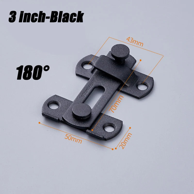 Sliding Barn Door Latch Sliding Right Angle Door Latch Door Bolt Wine Cooler Closet Window Door Latch Plug Baby Safety Latch
